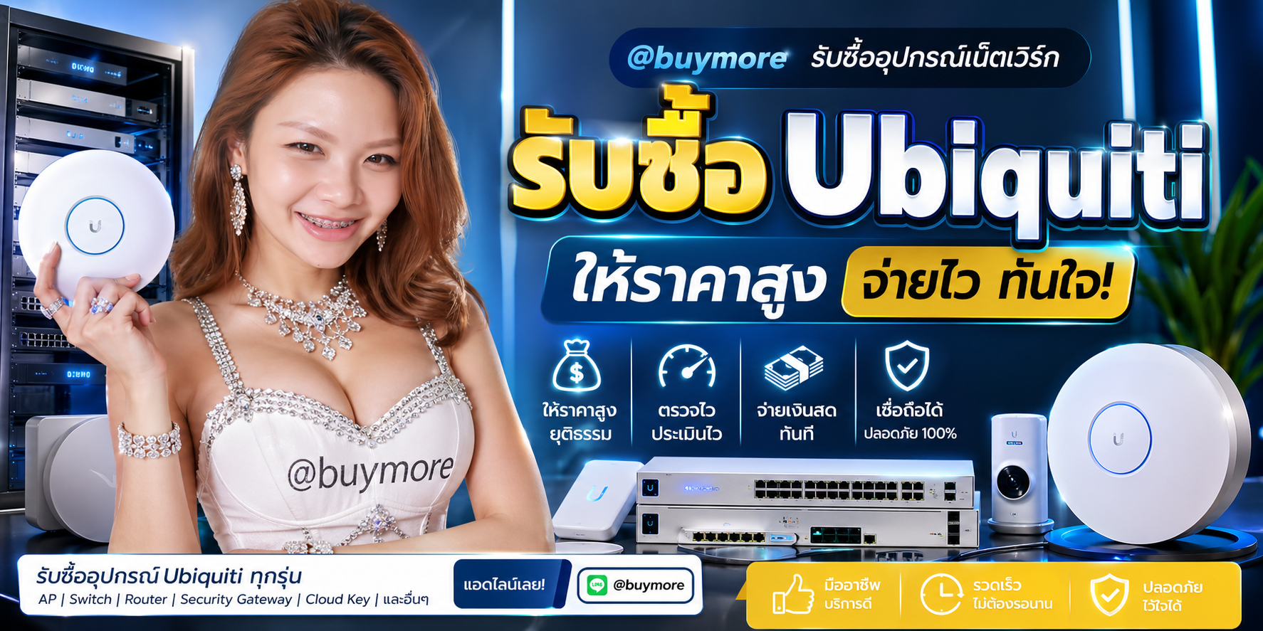 รับซื้อ ubiquiti