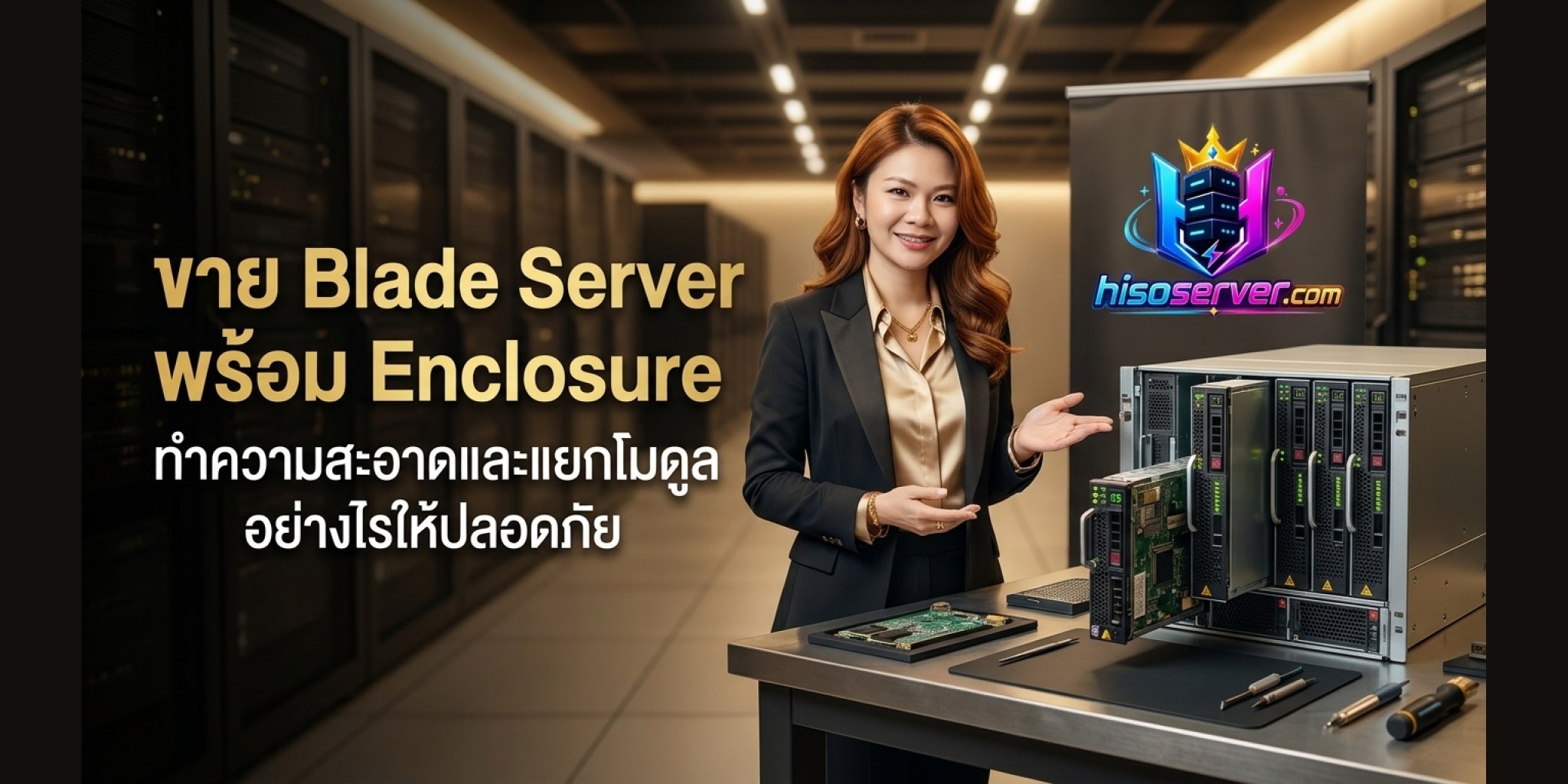 ขาย Blade Server พร้อม Enclosure ทำความสะอาดและแยกโมดูลอย่างไรให้ปลอดภัย