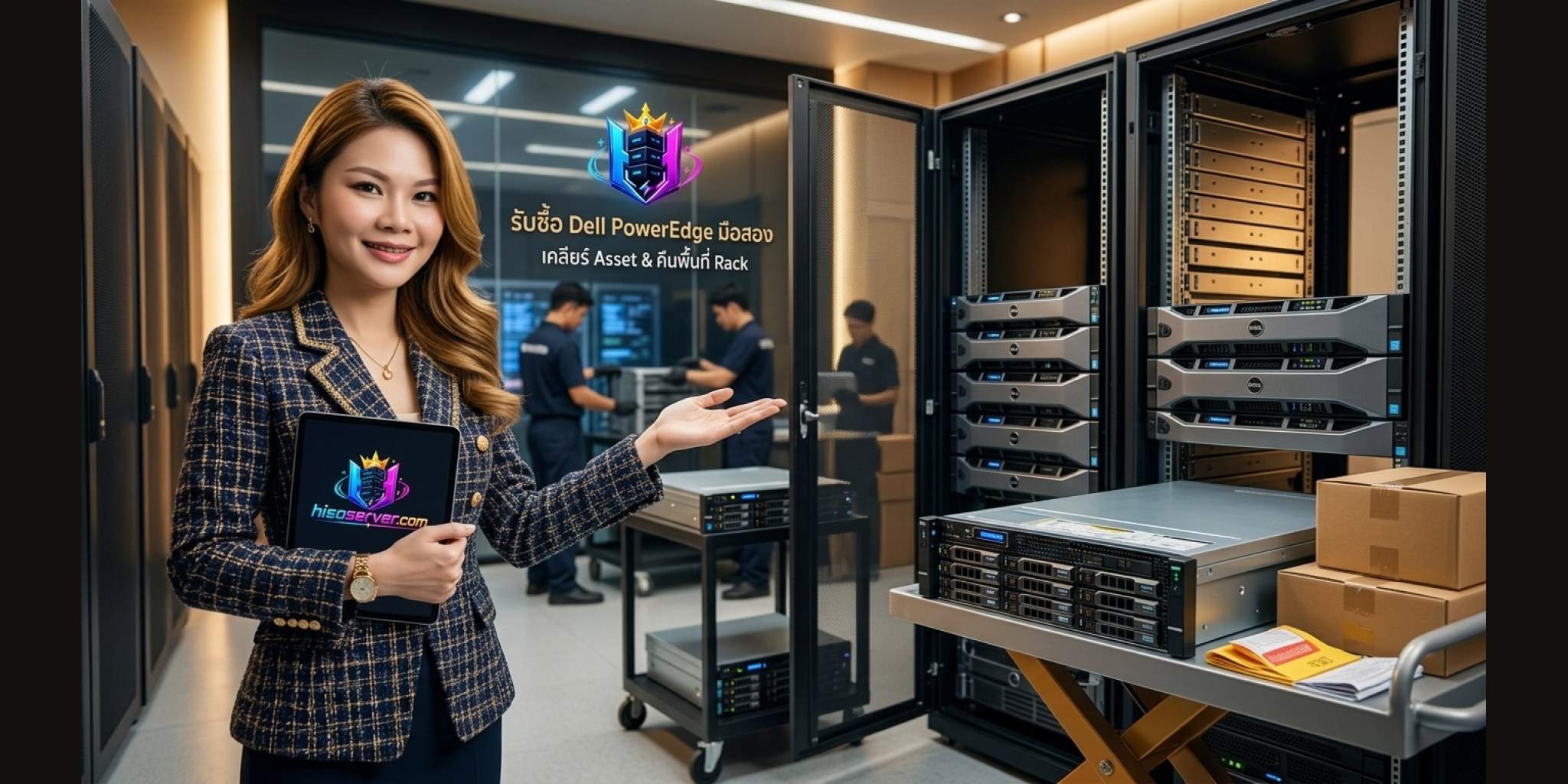 ขาย Dell PowerEdge มือสองสำหรับบริษัทที่ต้องการเคลียร์ Asset และคืนพื้นที่ตู้ Rack