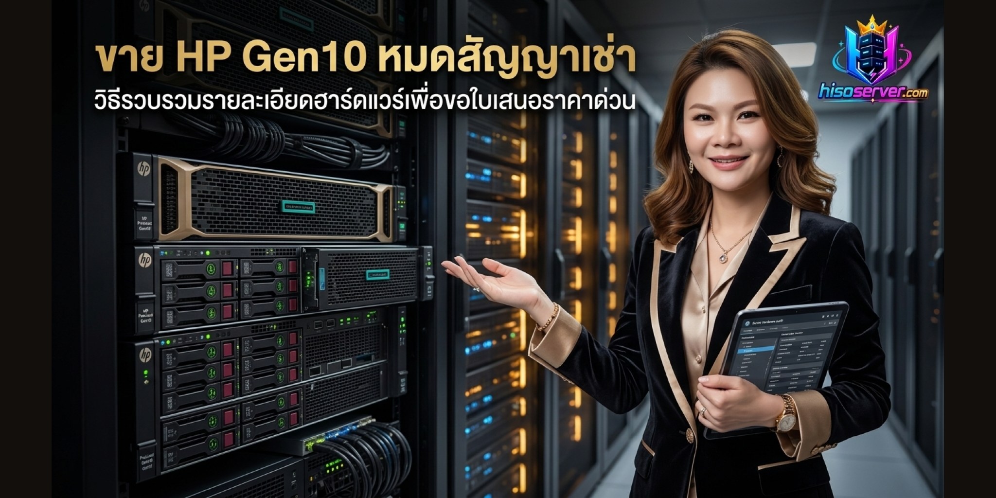 ขาย HP Gen10 หมดสัญญาเช่า วิธีรวบรวมรายละเอียดฮาร์ดแวร์เพื่อขอใบเสนอราคาด่วน
