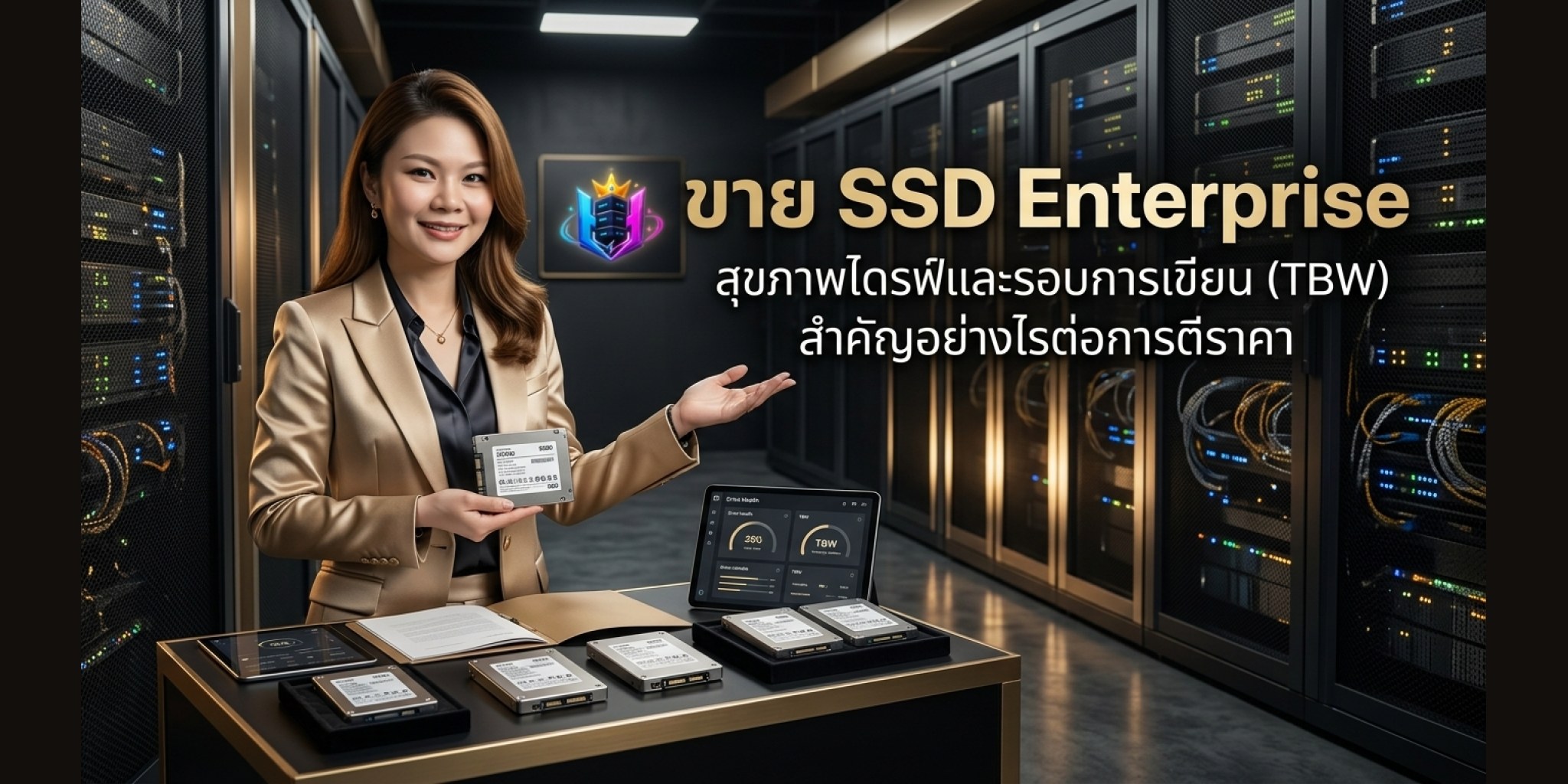 ขาย SSD Enterprise สุขภาพไดรฟ์และรอบการเขียน (TBW) สำคัญอย่างไรต่อการตีราคา