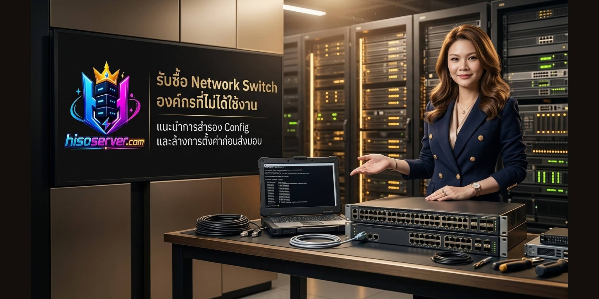 ขาย Network Switch องค์กรที่ไม่ได้ใช้งาน แนะนำการสำรอง Config และล้างการตั้งค่าก่อนส่งมอบ
