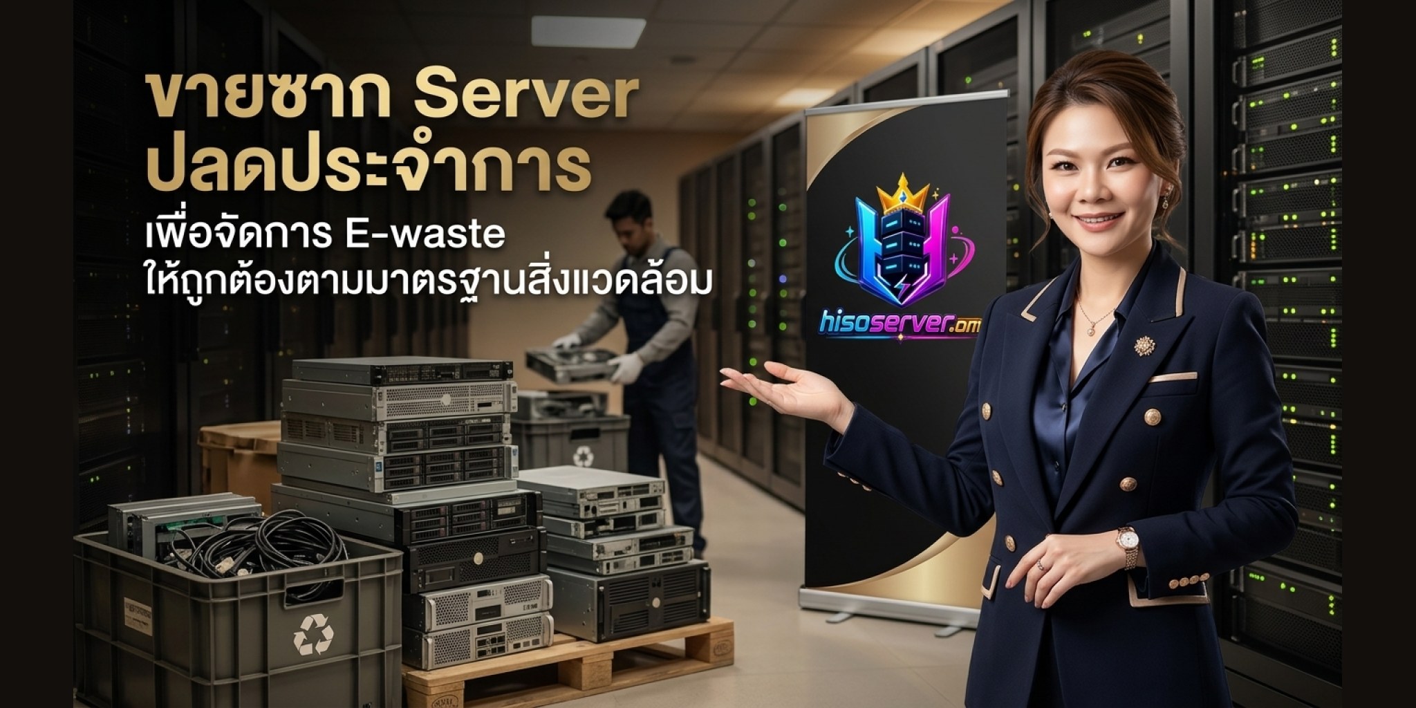ขาย ซาก Server ปลดประจำการเพื่อจัดการ E-Waste ให้ถูกต้องตามมาตรฐานสิ่งแวดล้อม