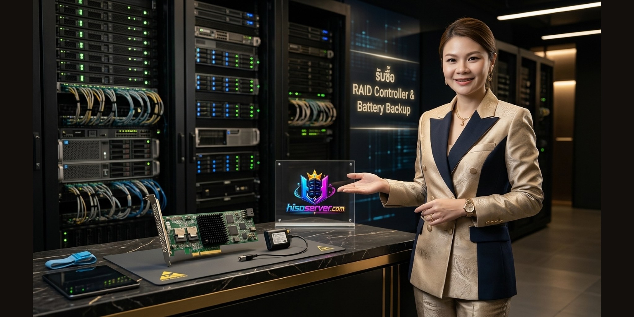 ขาย RAID Controller การ์ดควบคุมสตอเรจพร้อม Battery Backup ตรวจสอบสภาพอย่างไร
